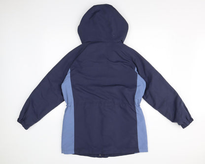 Womens UK Size S BM Blue Overcoat