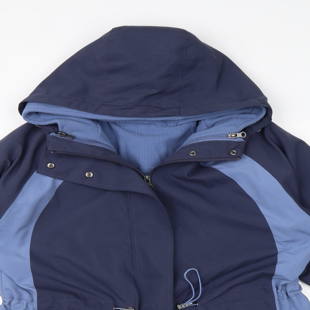 Womens UK Size S BM Blue Overcoat