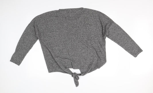 Primark Womens Grey Solid   Pyjama Top Size S
