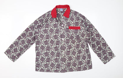 Mens UK Size XL DAMIGO Multicoloured  Button-Up Long Sleeve Casual Shirt