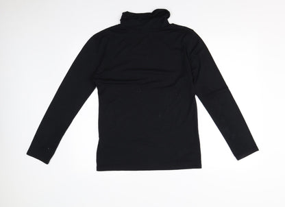JUISHDEN Womens Black   Basic T-Shirt Size M