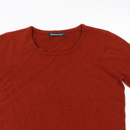 Bonmarché Womens Brown   Basic T-Shirt Size 10