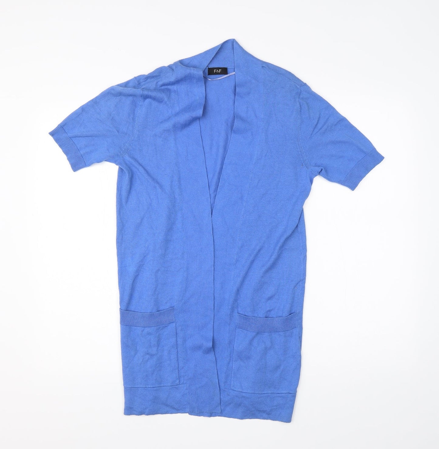 F&F Womens Blue   Cardigan Jumper Size 8