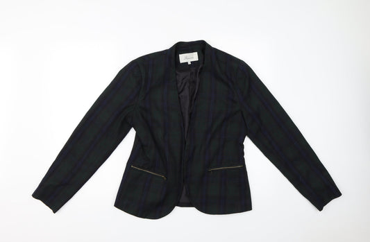 Peacocks Womens Multicoloured Check  Jacket Blazer Size 12