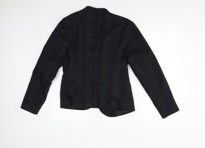 Peacocks Womens Multicoloured Check  Jacket Blazer Size 12