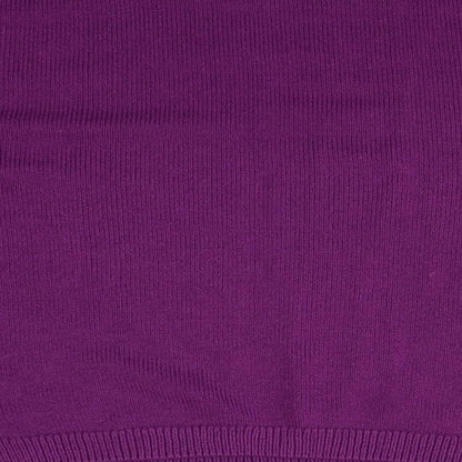 ISLE Womens Purple Striped  Pullover Sweatshirt Size 12