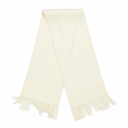 Preworn Unisex White   Scarf Scarves & Wraps