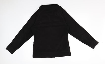 George Womens Black   Full Zip Jumper Size 10