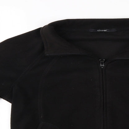 George Womens Black   Full Zip Jumper Size 10