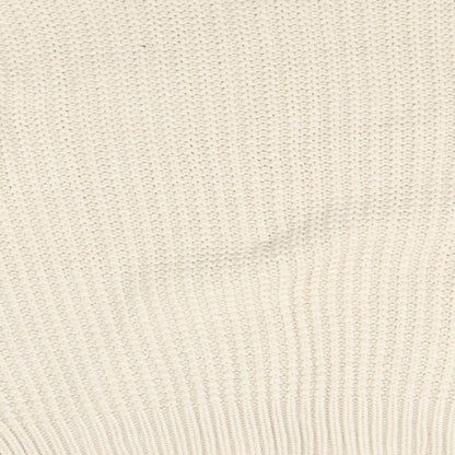 Womens UK Size M New Look Beige Pullover Jumper
