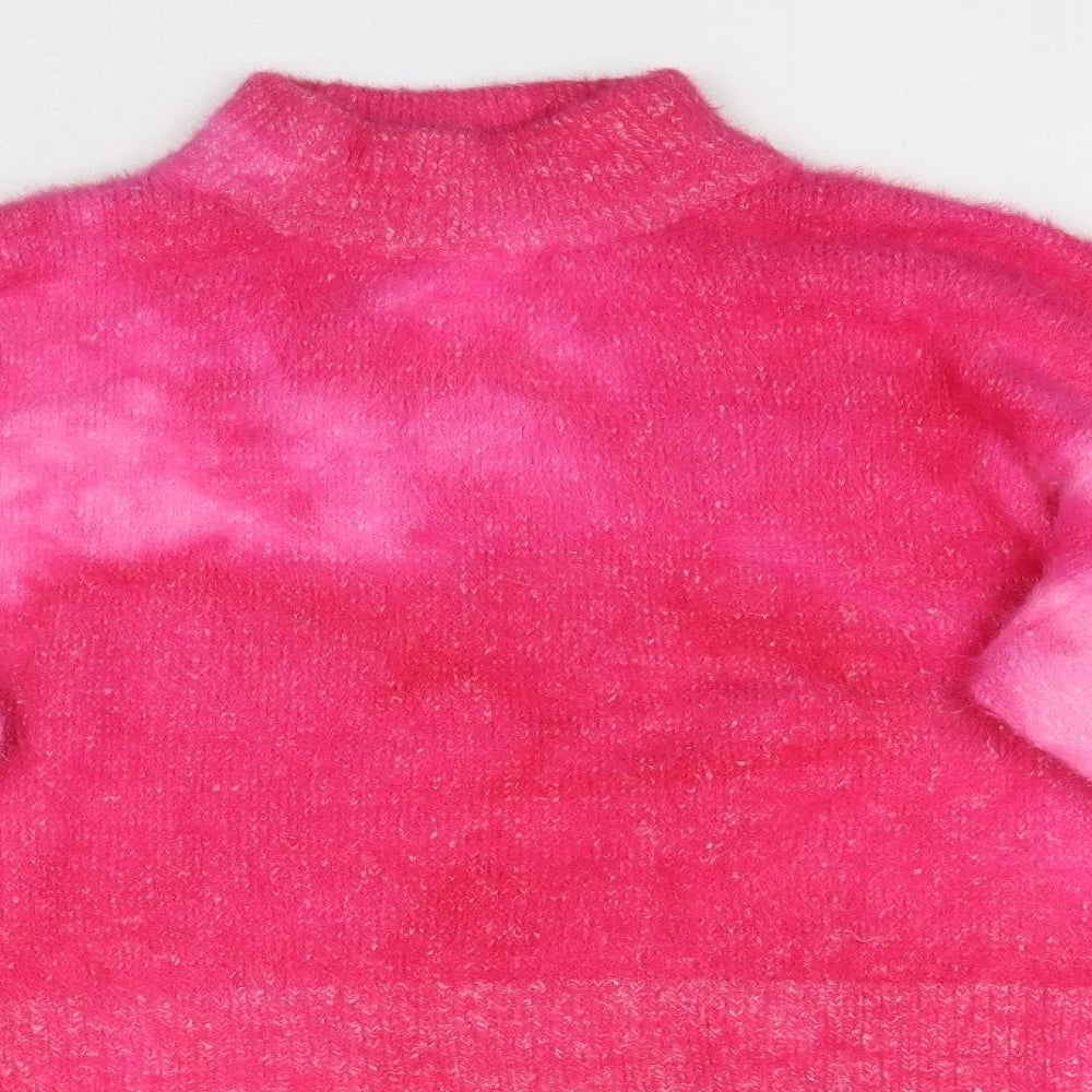 Womens UK Size S H&M Pink Pullover Jumper
