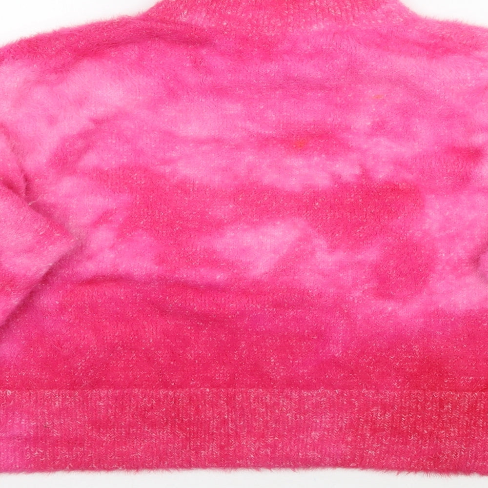Womens UK Size S H&M Pink Pullover Jumper