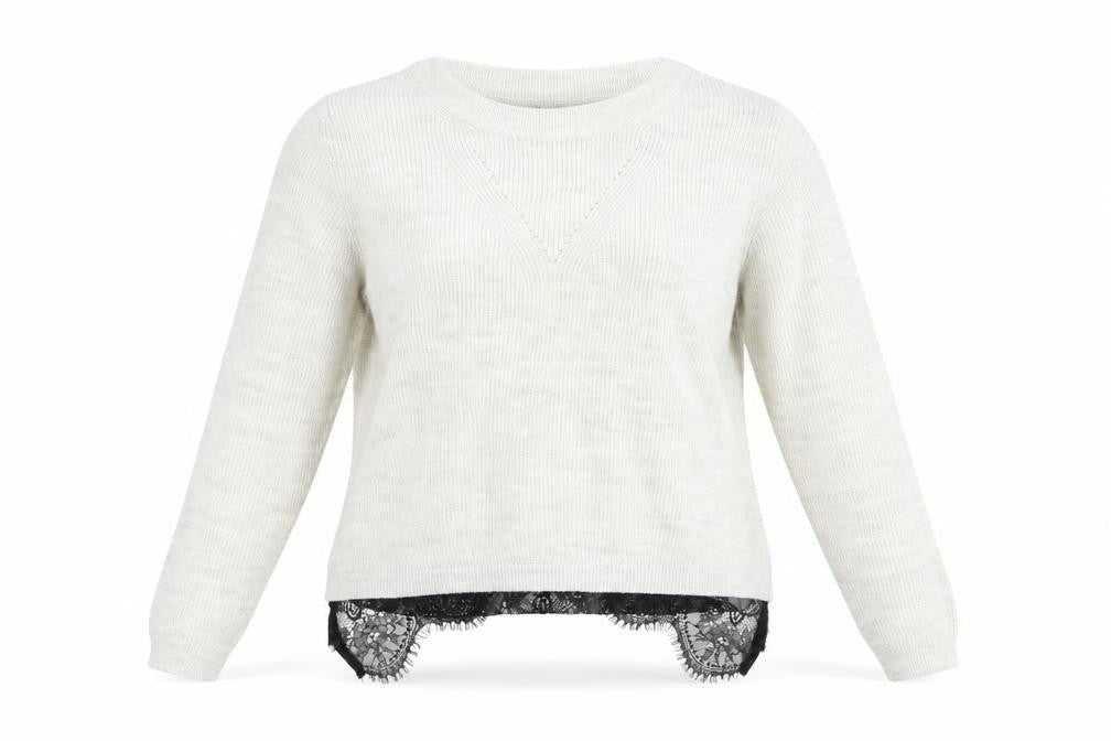 Womens UK Size 12 F&F Beige Pullover Jumper