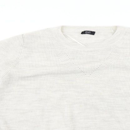 F&F Womens Beige   Pullover Jumper Size 12