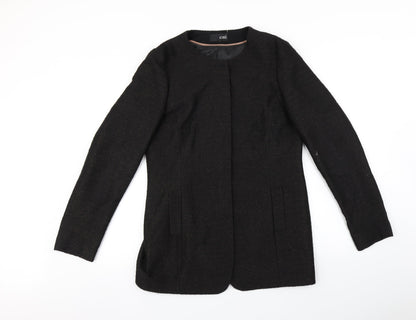 Jobis Womens Black   Overcoat Coat Size 14