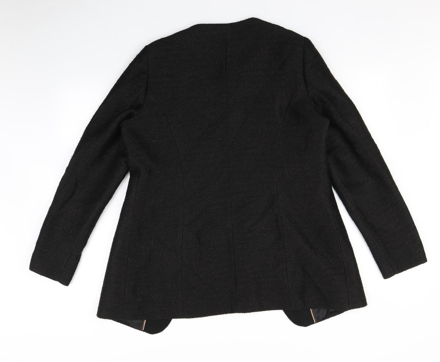 Jobis Womens Black   Overcoat Coat Size 14