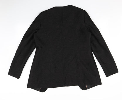 Jobis Womens Black   Overcoat Coat Size 14
