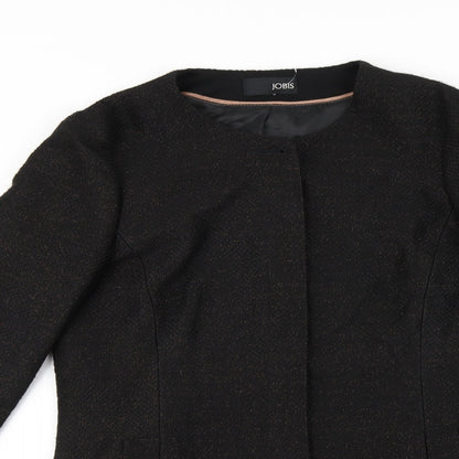 Jobis Womens Black   Overcoat Coat Size 14