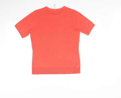 BHS Womens Orange   Pullover Jumper Size 10