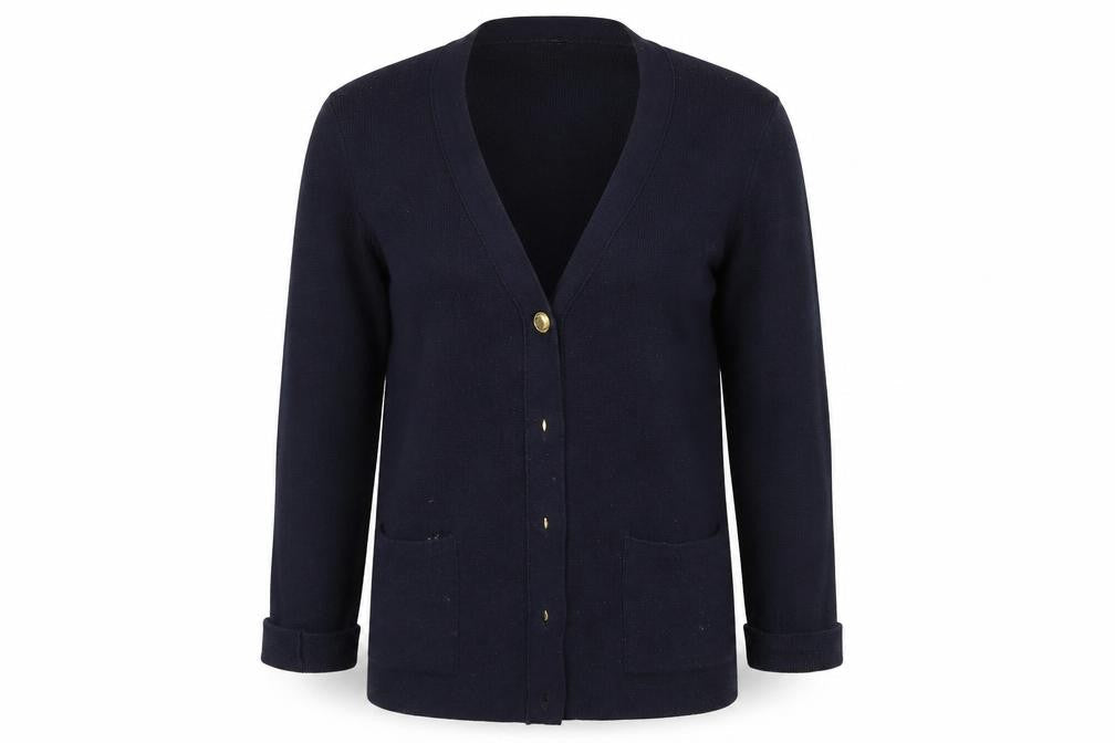 Bonmarché Womens Blue Cardigan Jumper Size S