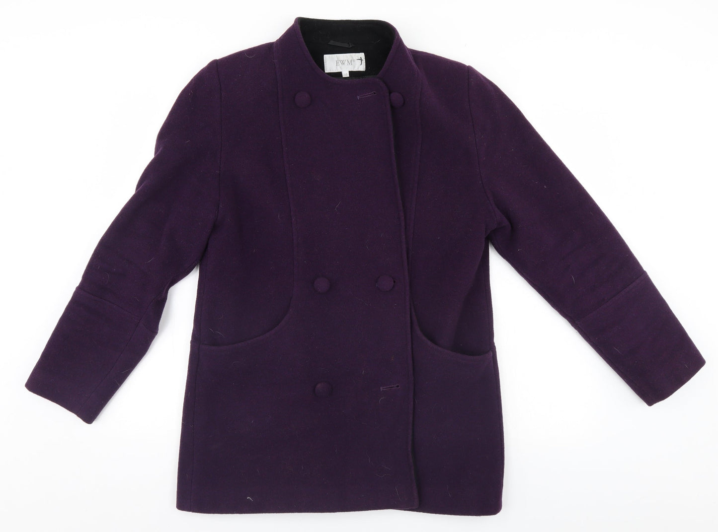 Womens UK Size 12 EWM Blue Overcoat