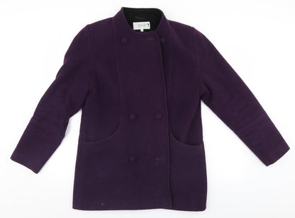 Womens UK Size 12 EWM Blue Overcoat