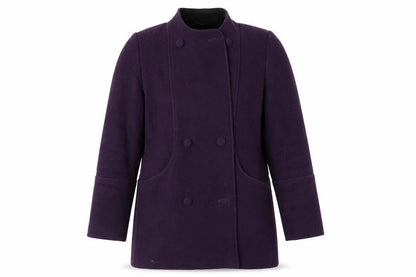 Womens UK Size 12 EWM Blue Overcoat
