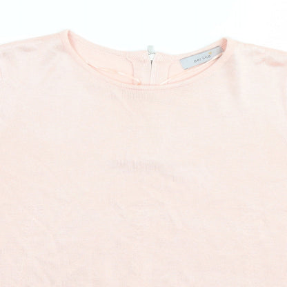 Womens UK Size 14 Marks and Spencer Pink Basic T-Shirt