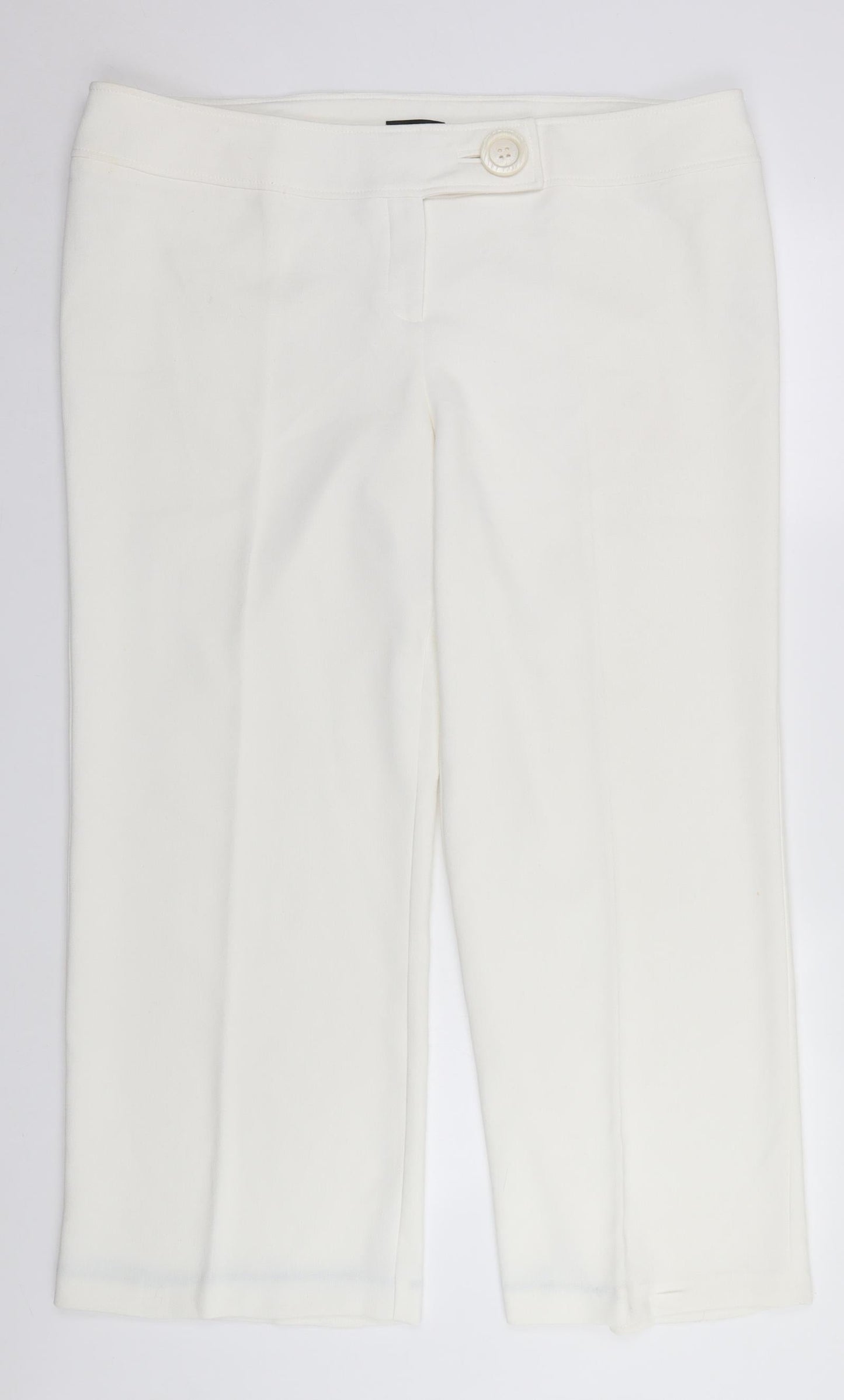 Womens UK Size 20 essence Regular Fit  White Trousers