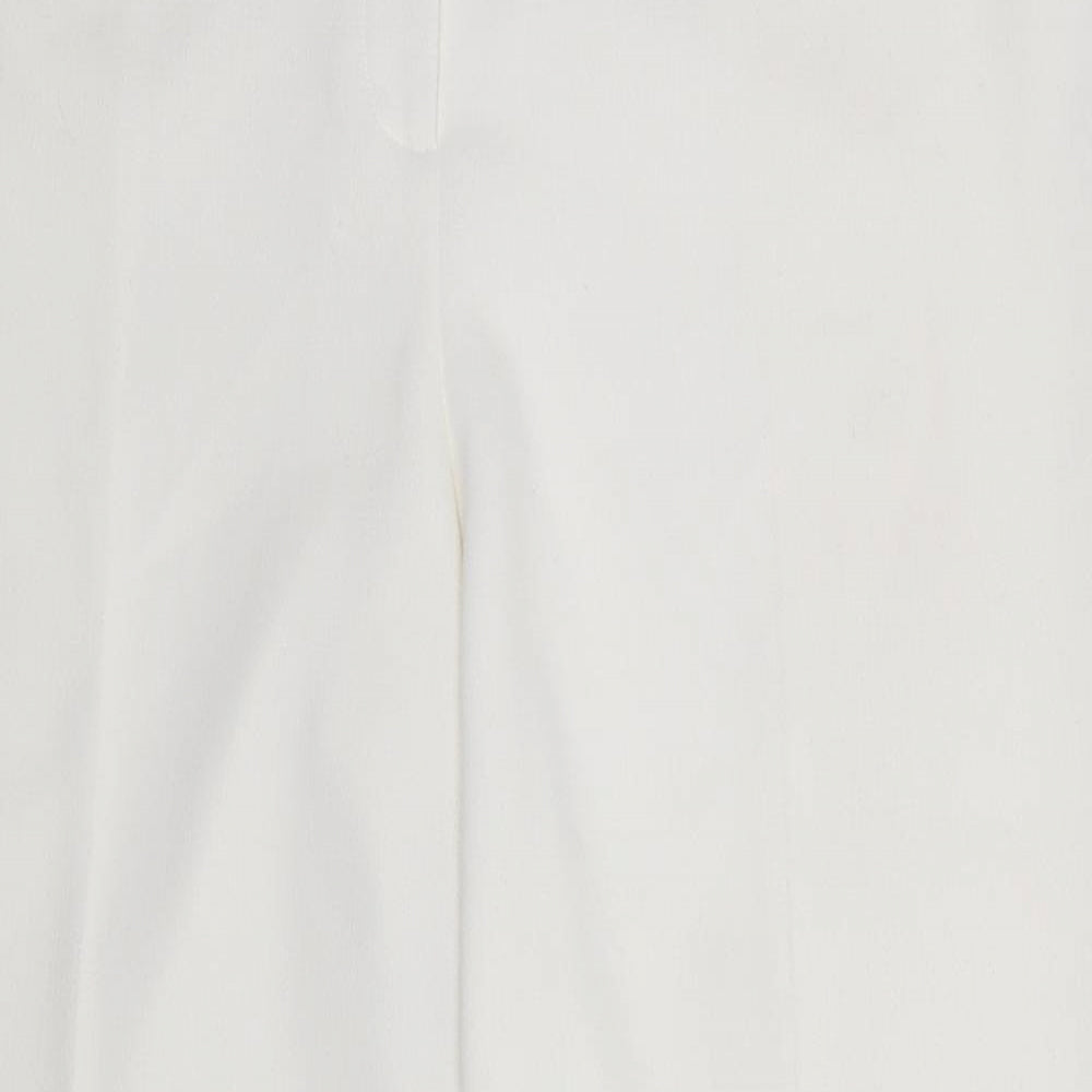 Womens UK Size 20 essence Regular Fit  White Trousers