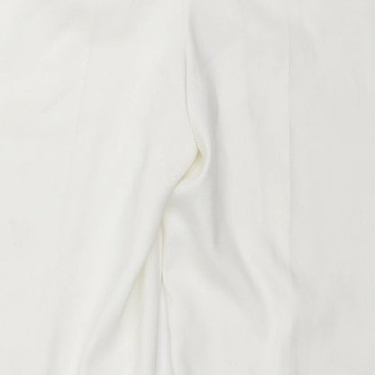 Womens UK Size 20 essence Regular Fit  White Trousers
