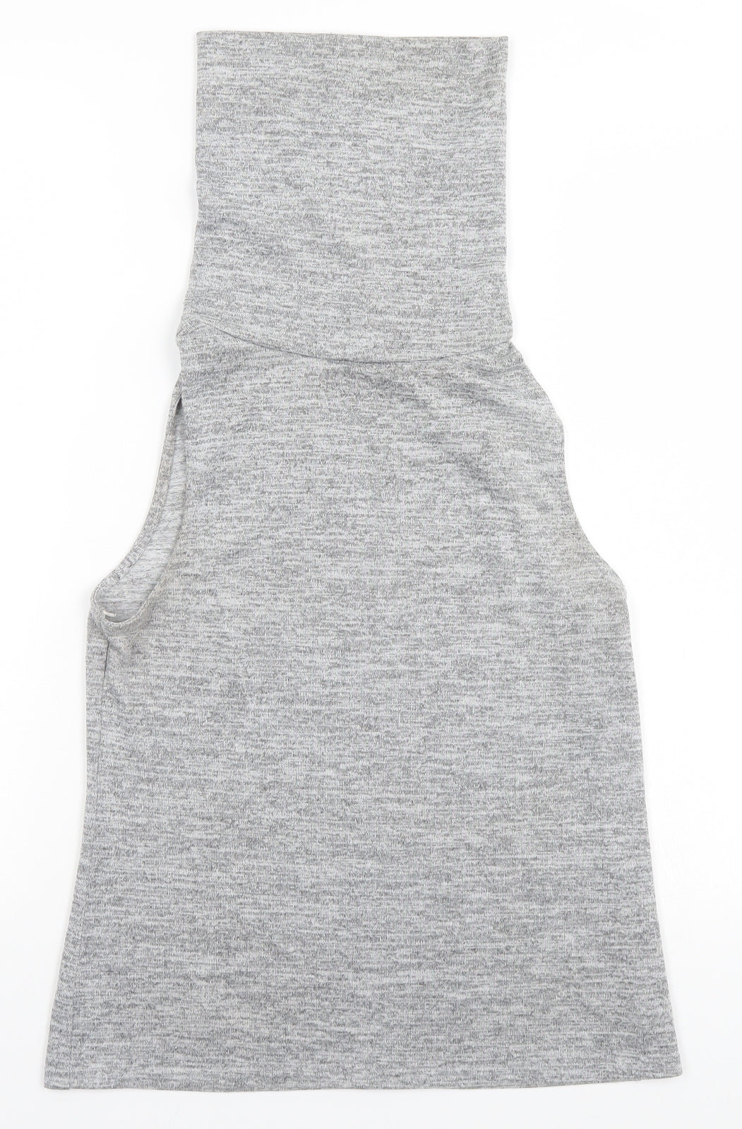 Womens UK Size  Preworn Grey Basic T-Shirt