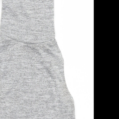 Womens UK Size  Preworn Grey Basic T-Shirt