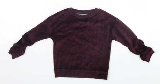 NEXT Girls Red   Pullover Jumper Size 4 Years