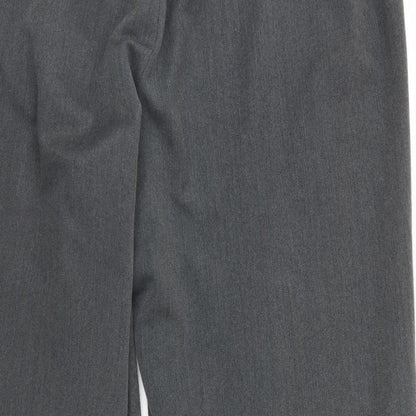 Womens UK Size 18 Preworn Regular Fit  Grey Trousers
