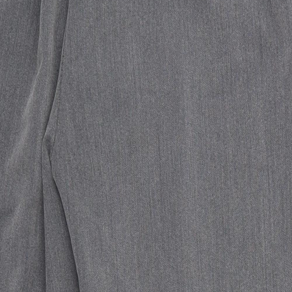 Womens UK Size 12 Preworn Regular Fit  Grey Trousers