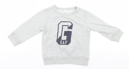 Gap Girls Grey   Pullover Sweatshirt Size 2 Years