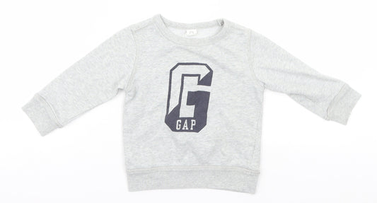 Gap Girls Grey   Pullover Sweatshirt Size 2 Years