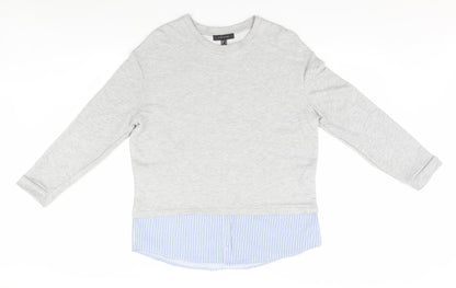 Womens UK Size 14 Atmosphere Grey Pullover Jumper