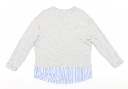 Womens UK Size 14 Atmosphere Grey Pullover Jumper