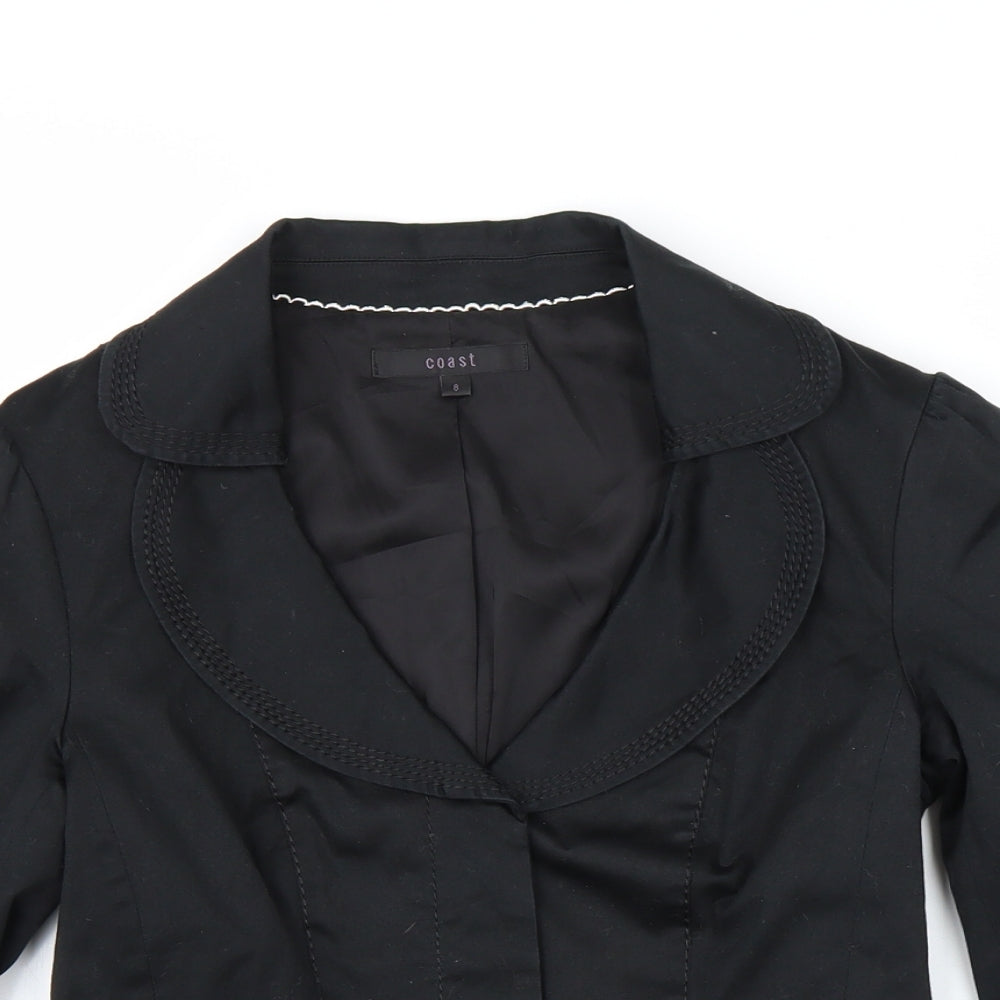 Coast Womens Black   Jacket Blazer Size 8