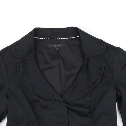 Coast Womens Black   Jacket Blazer Size 8