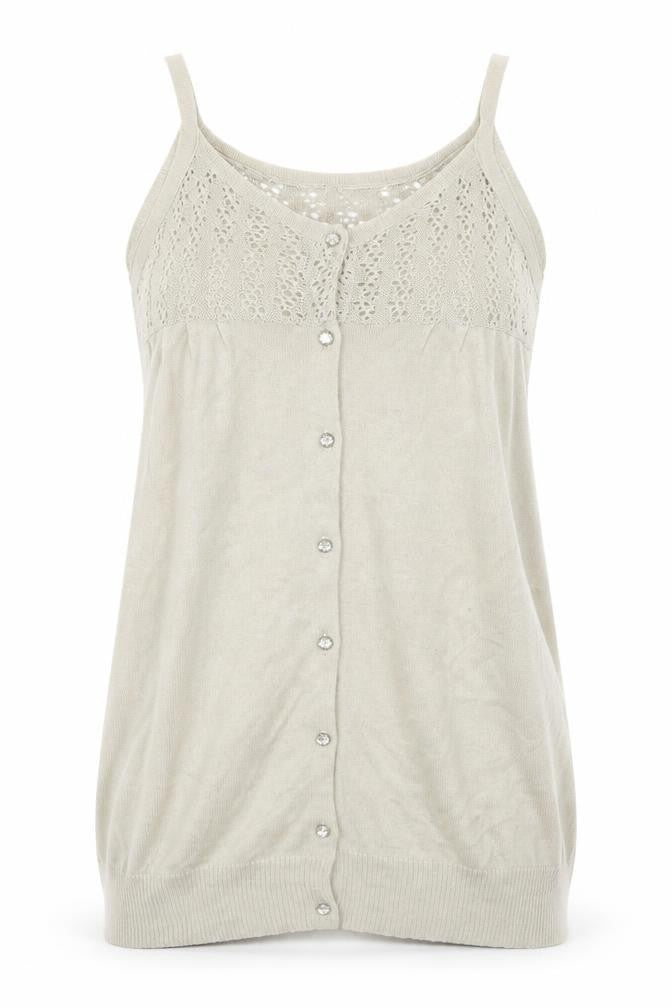 Womens UK Size M Innocence Beige Tunic Jumper