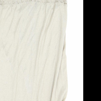Womens UK Size M Innocence Beige Tunic Jumper