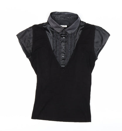 Womens UK Size 14 Select Black Cardigan Jumper