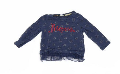 George Baby Blue   Basic Blouse Size 12-18 Months