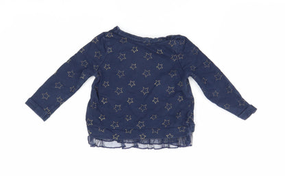 George Baby Blue   Basic Blouse Size 12-18 Months