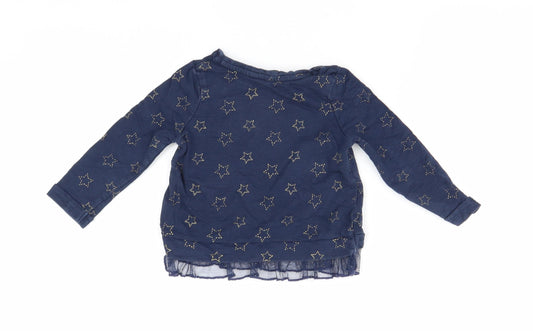 George Baby Blue   Basic Blouse Size 12-18 Months