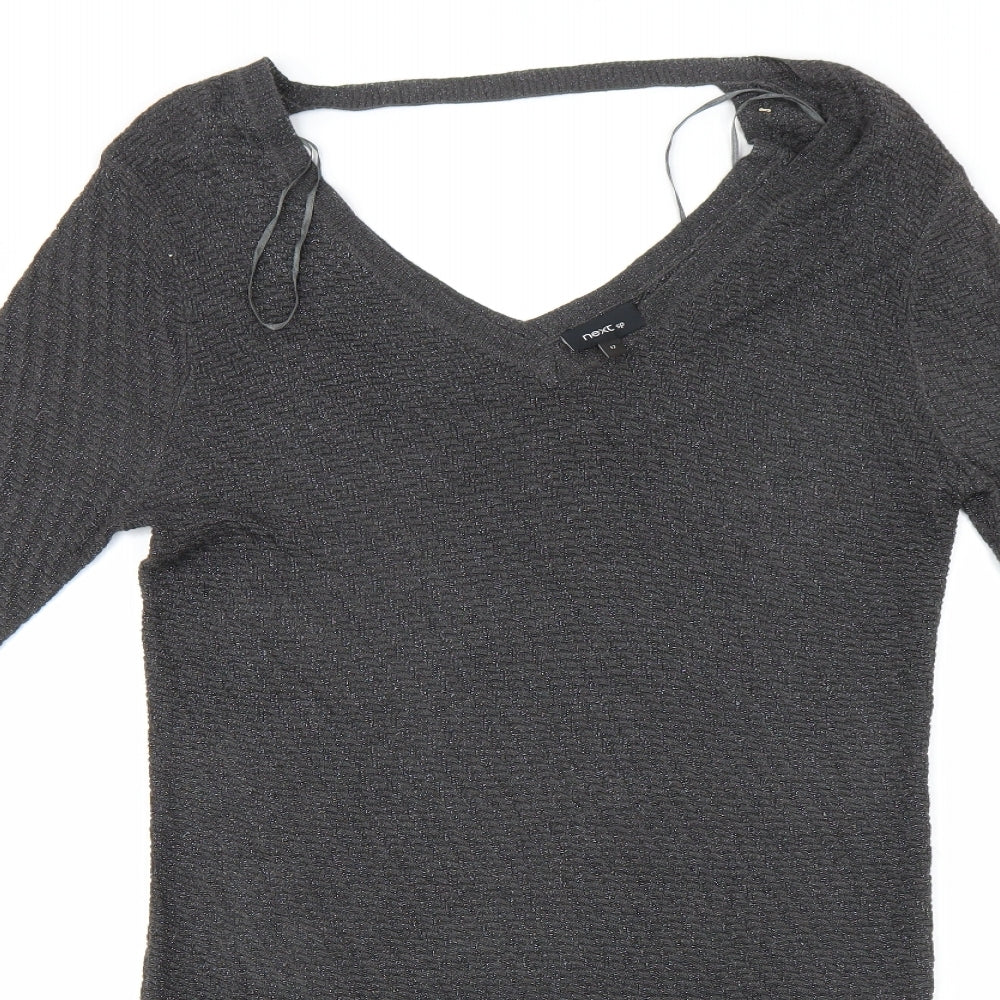 NEXT Womens Grey   A-Line  Size 12