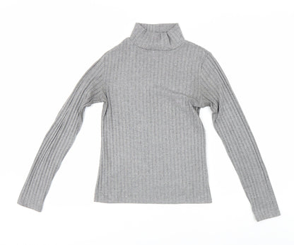 Womens UK Size 8 Topshop Grey Pullover Jumper